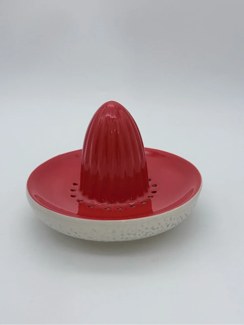 Vintage Cracker Barrel 2pc Santa Claus Juicer Reamer & Jug 8”